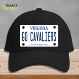 Go Cavaliers Novelty License Plate Hat Cotton / Black