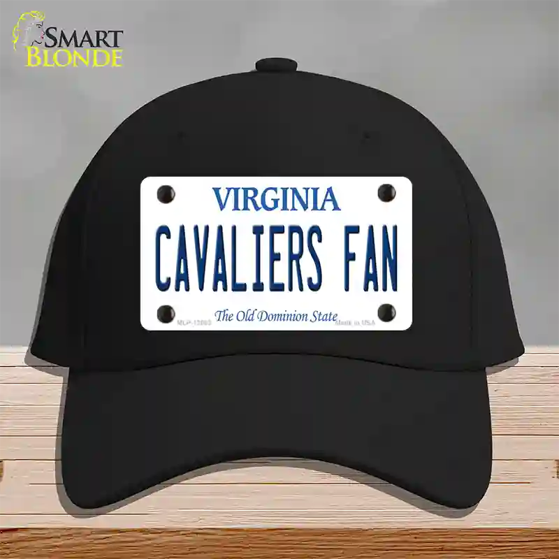 Cavaliers Fan Novelty License Plate Hat Cotton / Black