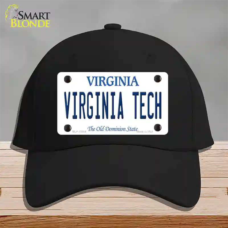 Virginia Tech Novelty License Plate Hat Cotton / Black