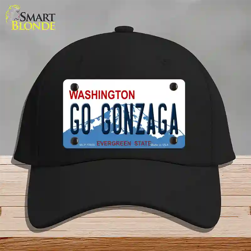 Go Gonzaga Novelty License Plate Hat Cotton / Black