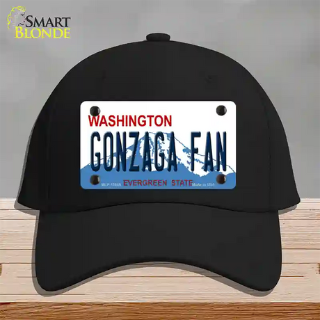 Gonzaga Fan Novelty License Plate Hat Cotton / Black