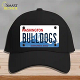 Bulldogs Washington State Novelty License Plate Hat Cotton / Black