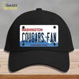 Washington Plate Cougars Fan Novelty License Plate Hat Cotton / Black