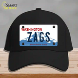 Zags Novelty License Plate Hat Cotton / Black