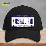 Marshall Fan Novelty License Plate Hat Cotton / Black