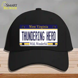 Thundering Herd Novelty License Plate Hat Cotton / Black