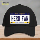 Herd Fan Novelty License Plate Hat Cotton / Black