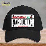 Marquette Novelty License Plate Hat Cotton / Black