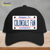 Colonials Fan Novelty License Plate Hat Cotton / Black