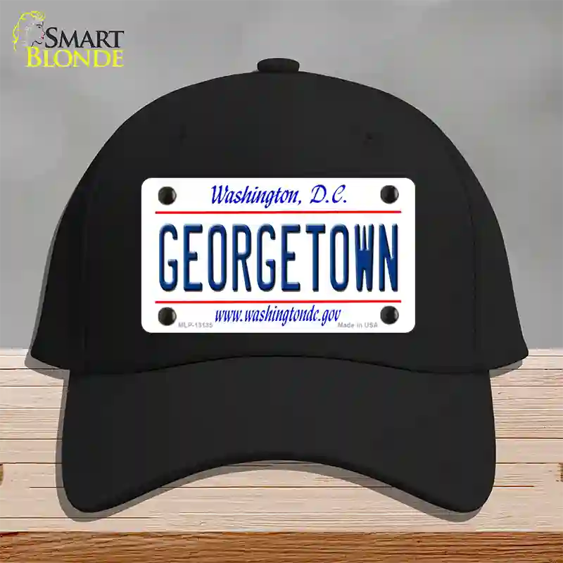 Georgetown Novelty License Plate Hat Cotton / Black