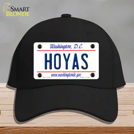 Hoyas Novelty License Plate Hat Cotton / Black