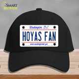 Hoyas Fan Novelty License Plate Hat Cotton / Black