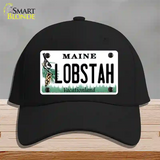 Lobstah Maine Novelty License Plate Hat Cotton / Black