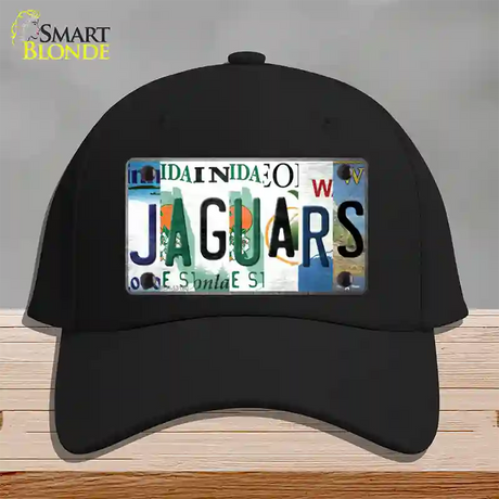 Jaguars Strip Art Novelty License Plate Hat Tag Cotton / Black