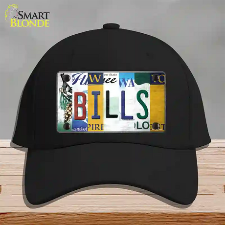 Bills Strip Art Novelty License Plate Hat Tag Cotton / Black