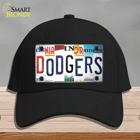 Dodgers Strip Art Novelty License Plate Hat Tag Cotton / Black