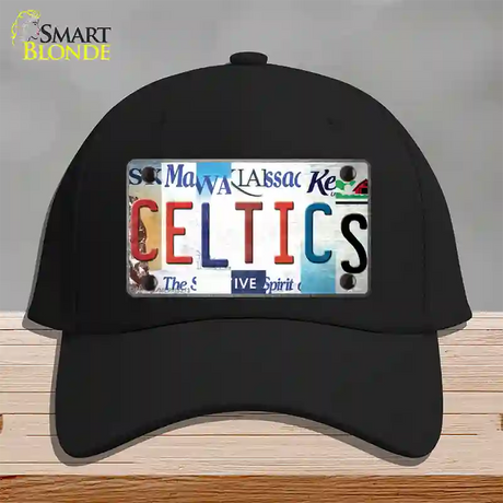 Celtics Strip Art Novelty License Plate Hat Tag Cotton / Black