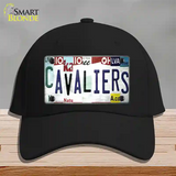 Cavaliers Strip Art Novelty License Plate Hat Tag Cotton / Black