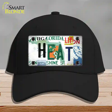 Heat Strip Art Novelty License Plate Hat Tag Cotton / Black