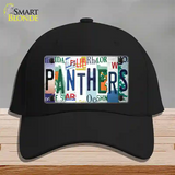 Panthers Hockey Strip Art Novelty License Plate Hat Tag Cotton / Black