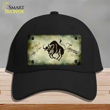 Taurus Zodiac Novelty License Plate Hat Cotton / Black