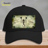 Scorpio Zodiac Novelty License Plate Hat Cotton / Black