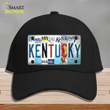 Kentucky Strip Art Novelty License Plate Hat Tag Cotton / Black