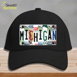 Michigan Strip Art Novelty License Plate Hat Tag Cotton / Black