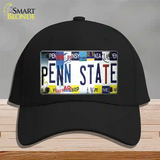 Penn State Strip Art Novelty License Plate Hat Tag Cotton / Black