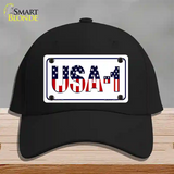 USA 1 Novelty License Plate Hat Cotton / Black