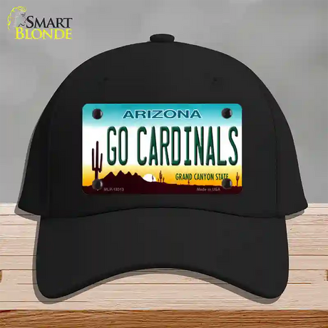 Go Cardinals Novelty License Plate Hat Tag Cotton / Black