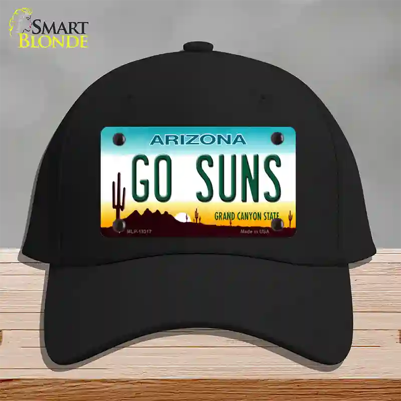 Go Suns Novelty License Plate Hat Tag Cotton / Black