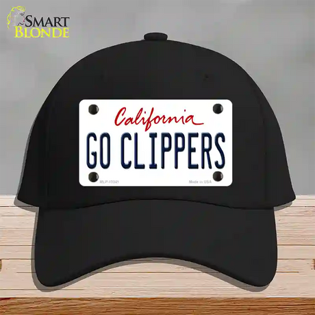 Go Clippers Novelty License Plate Hat Tag Cotton / Black