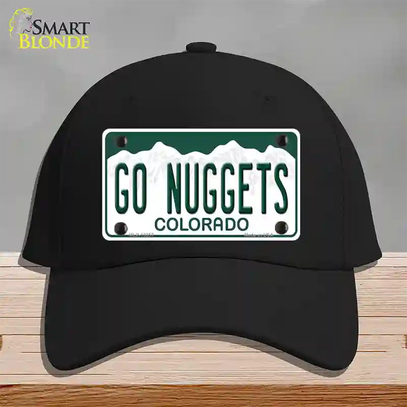 Go Nuggets Novelty License Plate Hat Tag Cotton / Black