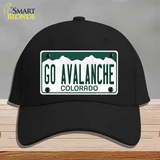 Go Avalanche Novelty License Plate Hat Tag Cotton / Black