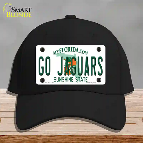 Go Jaguars Novelty License Plate Hat Tag Cotton / Black