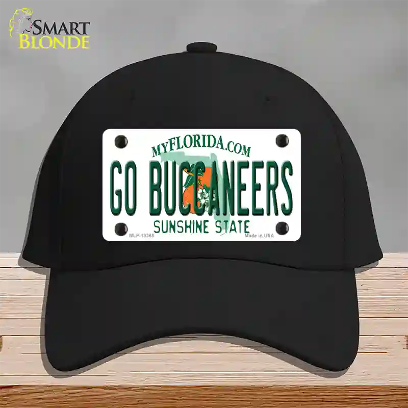 Go Buccaneers Novelty License Plate Hat Tag Cotton / Black