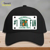 Number 1 Heat Fan Novelty License Plate Hat Tag Cotton / Black