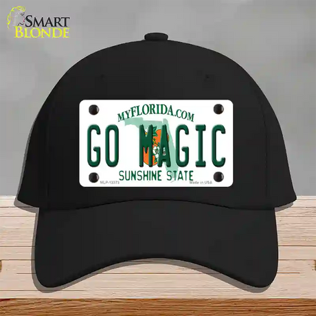 Go Magic Novelty License Plate Hat Tag Cotton / Black