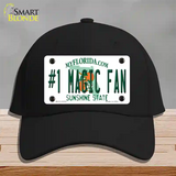 Number 1 Magic Fan Novelty License Plate Hat Tag Cotton / Black