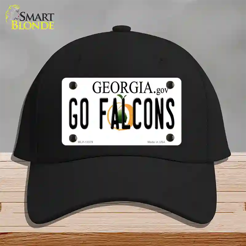 Go Falcons Novelty License Plate Hat Tag Cotton / Black