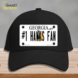 Number 1 Hawks Fan Novelty License Plate Hat Tag Cotton / Black