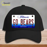 Go Bears Novelty License Plate Hat Tag Cotton / Black