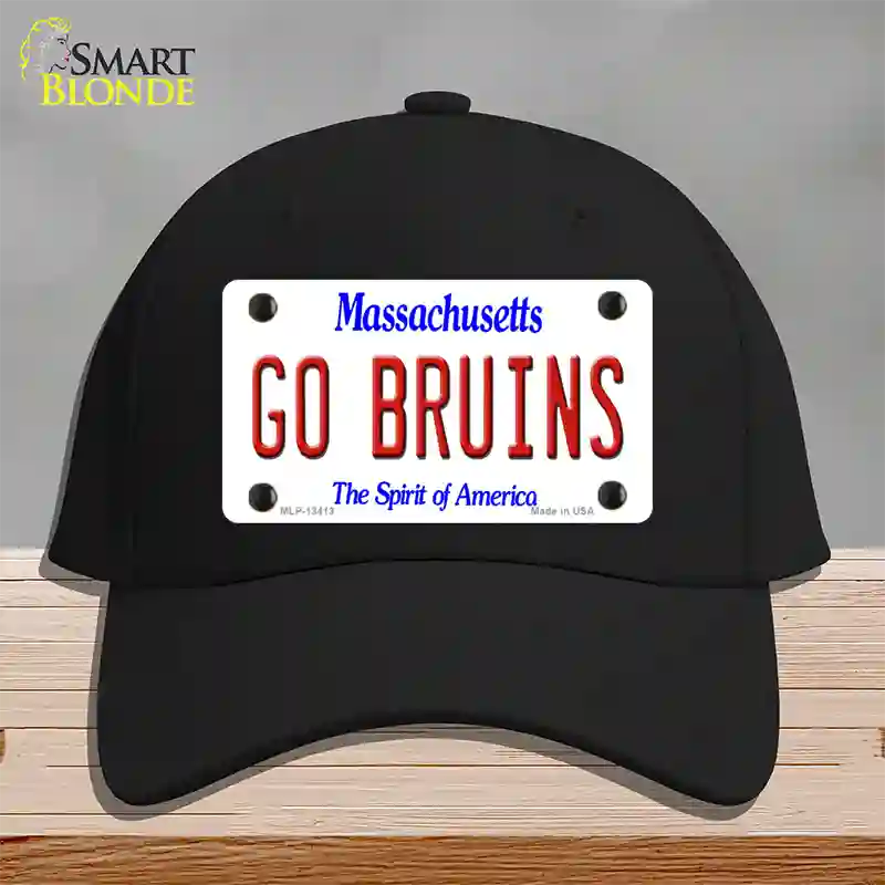 Go Bruins Novelty License Plate Hat Tag Cotton / Black