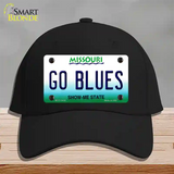 Go Blues Novelty License Plate Hat Tag Cotton / Black