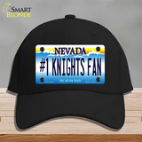 Number 1 Golden Knights Fan Novelty License Plate Hat Tag Cotton / Black