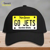 Go Jets Novelty License Plate Hat Tag Cotton / Black