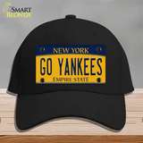 Go Yankees Novelty License Plate Hat Tag Cotton / Black