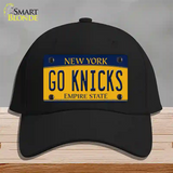 Go Knicks Novelty License Plate Hat Tag Cotton / Black