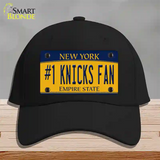 Number 1 Knicks Fan Novelty License Plate Hat Tag Cotton / Black